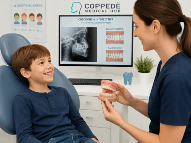 Visita di ortodonzia intercettiva nei bambini a Roma presso il Coppedè Medical Hub con la Prof.ssa Maria Teresa Fadda